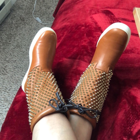 Christian Louboutins spiked boots Authentic - Picture 6 of 8